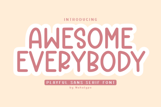 Awesome Everybody Font